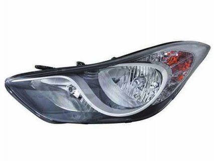 Acessar a peça Farol esquerdo eletrico base preta h1+h7 Acessar a peça Farol esquerdo eletrico base preta h1+h7