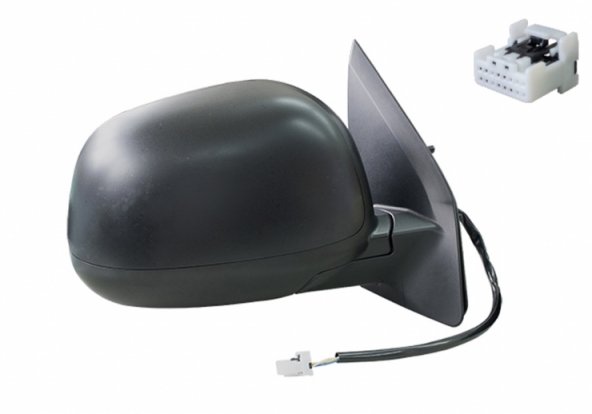 Acessar a peça Espelho retrovisor elétrico direito, convexo, preparado (3 pinos)