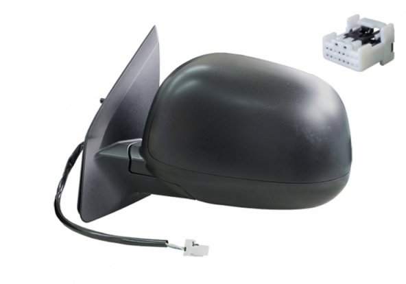 Acessar a peça Espelho retrovisor elétrico esquerdo, convexo, preparado (3 pinos)