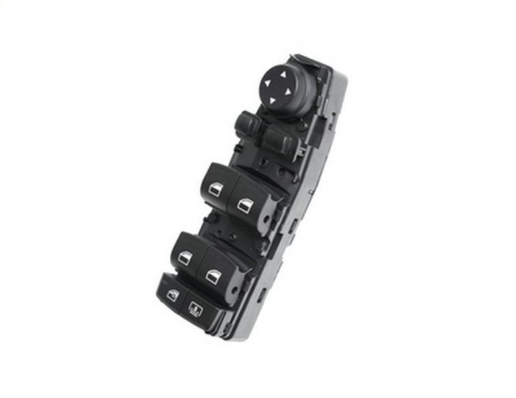 Acessar a peça Painel de 4 interruptores para levantador de janelas, porta frente esquerda, persiana eléctrica (6 pinos)