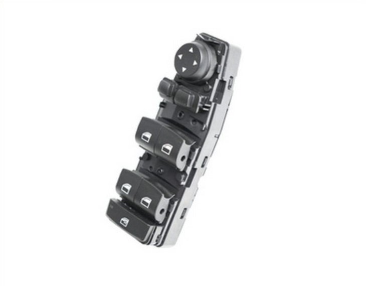 Acessar a peça Painel de 4 interruptores para levantador de janelas, porta frente esquerda (6 pinos)