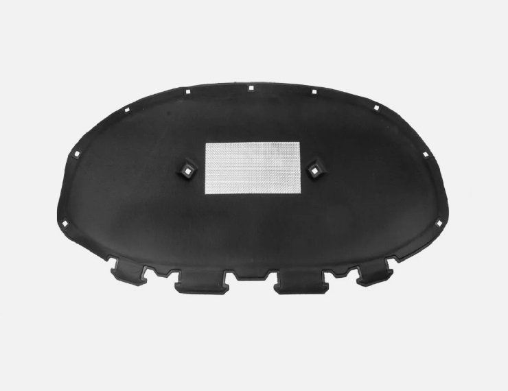 Acessar a peça Painel do capot com absorção de som