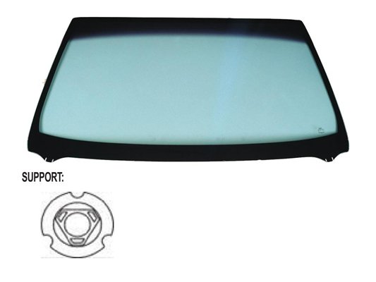 Acessar a peça Para-brisas verde difuso cinzento serigrafiado base espelhojanela