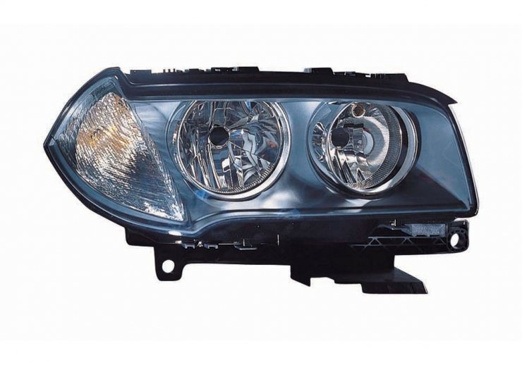 Acessar a peça Farol elétrico, direito, preto, H7+H7 (motor)