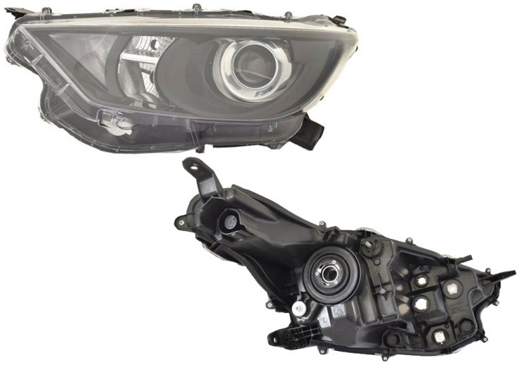 Acessar a peça Farol elétrico direito, LED