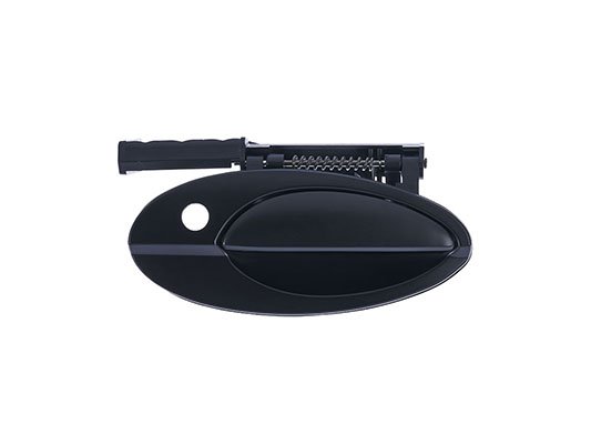 Acessar a peça Puxador porta frente direita primaria preta com olho fechadura