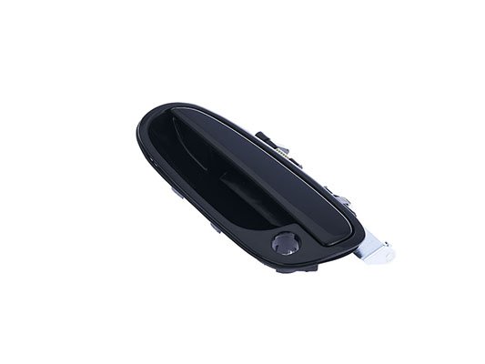 Acessar a peça Puxador porta frente esquerda preta lisa com olho fechadura