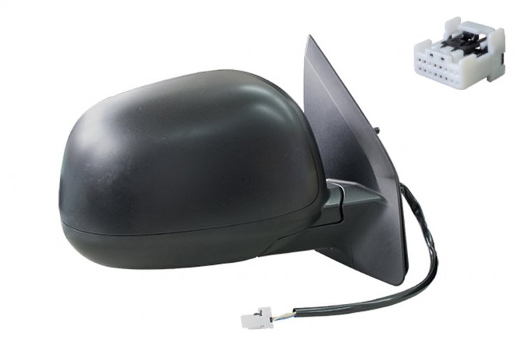 Acessar a peça Espelho retrovisor elétrico direito, convexo, preparado (3 pinos)