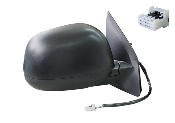 Acessar a peça Espelho retrovisor elétrico direito, convexo, aquecido, preparado (5 pinos)