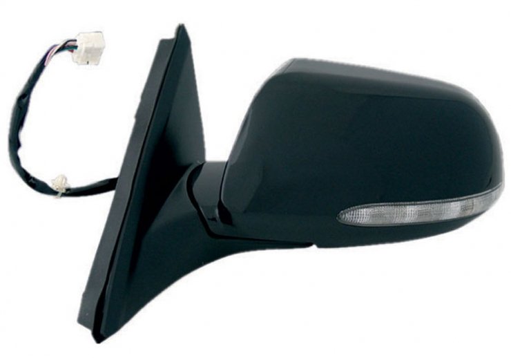 Acessar a peça Espelho retrovisor elétrico esquerdo, asférico, aquecido, com indicador (7 pinos)