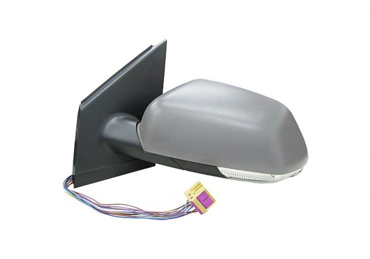 Acessar a peça Espelho retrovisor elétrico esquerdo, asférico, aquecido, preparado, rebatível, com indicador, LED