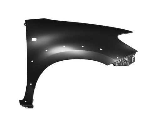 Acessar a peça Guarda lama frente direita com buraco piloto com buracos aba guarda lama