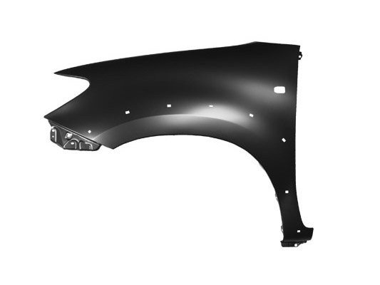 Acessar a peça Guarda lama frente esquerda com buraco piloto com buracos aba guarda lama