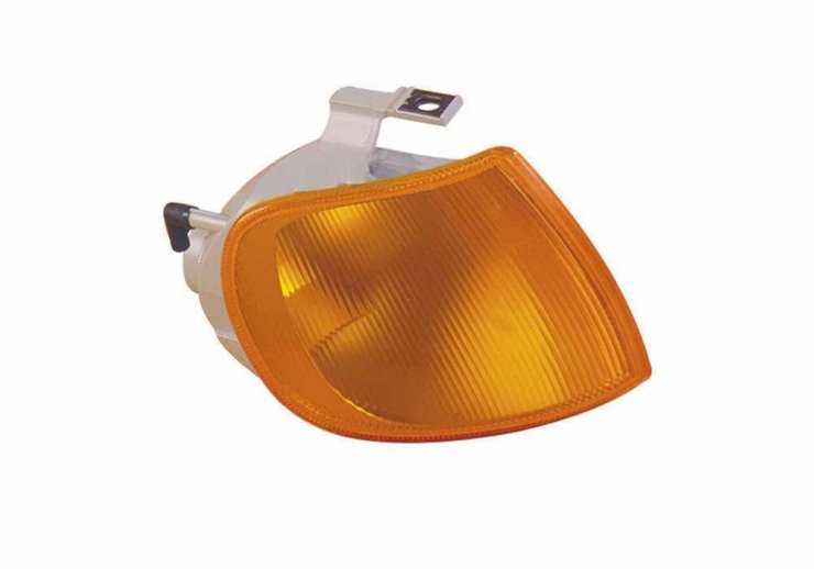 Acessar a peça Pisca frente direito, com suporte de lâmpada (cor de laranja)