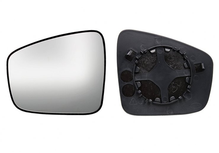 Acessar a peça Vidro + suporte para espelho retrovisor esquerdo, convexo