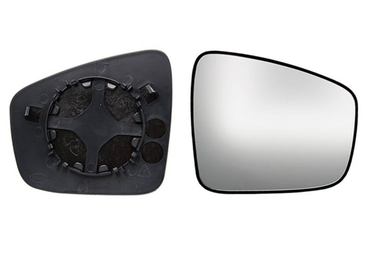 Acessar a peça Vidro + suporte do espelho retrovisor direito, convexo, aquecido (2 pinos)