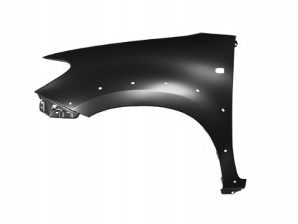 Acessar a peça Guarda lama frente esquerda com buraco piloto com buracos aba guarda lama