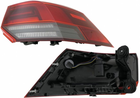 Acessar a peça Farolim traseiro direito, exterior, LED