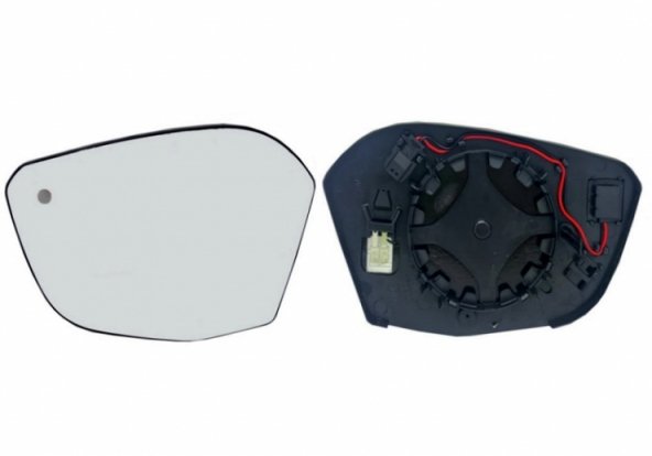 Acessar a peça Vidro + suporte do espelho retrovisor esquerdo, convexo, aquecido, side (2 pinos) Acessar a peça Vidro + suporte do espelho retrovisor esquerdo, convexo, aquecido, side (2 pinos)