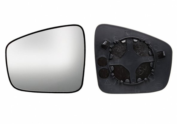 Acessar a peça Vidro + suporte para espelho retrovisor esquerdo, convexo