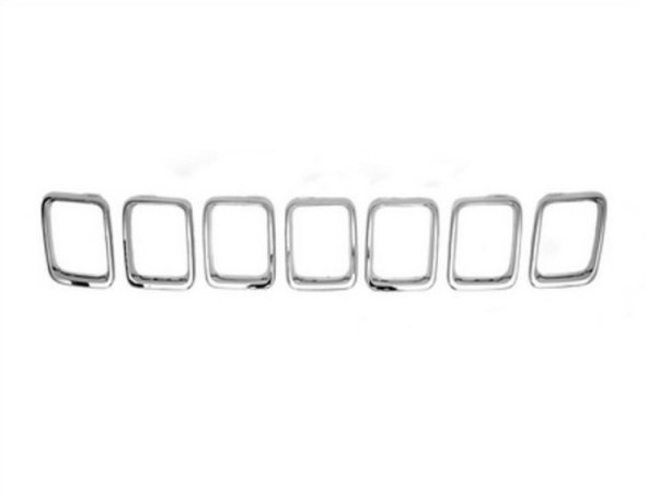 Acessar a peça Friso grelha, cromada (7 peças)