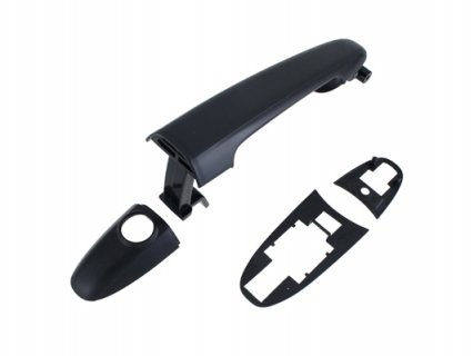 Acessar a peça Puxador mala preta rugosa com olho fechadura