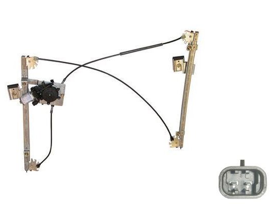 Acessar a peça Elevador vidro frente direito eletrico com motor não confort 2 portas 2 pins