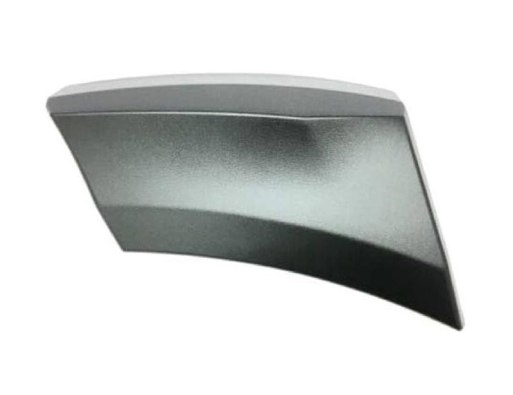 Acessar a peça Friso guarda lamas direita, preta