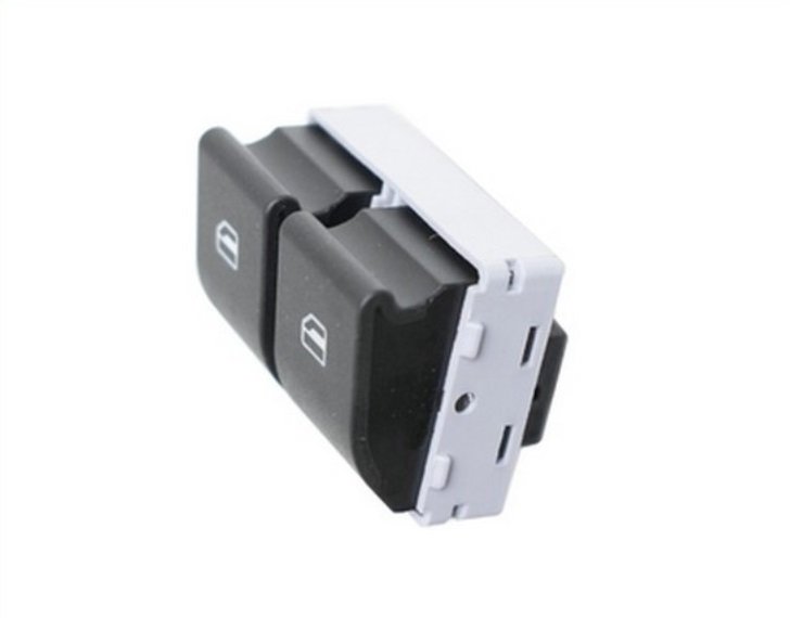 Acessar a peça Painel 2 Interruptores de elevação do vidro dianteiro direito/esquerdo, fecho automático (4 pinos)