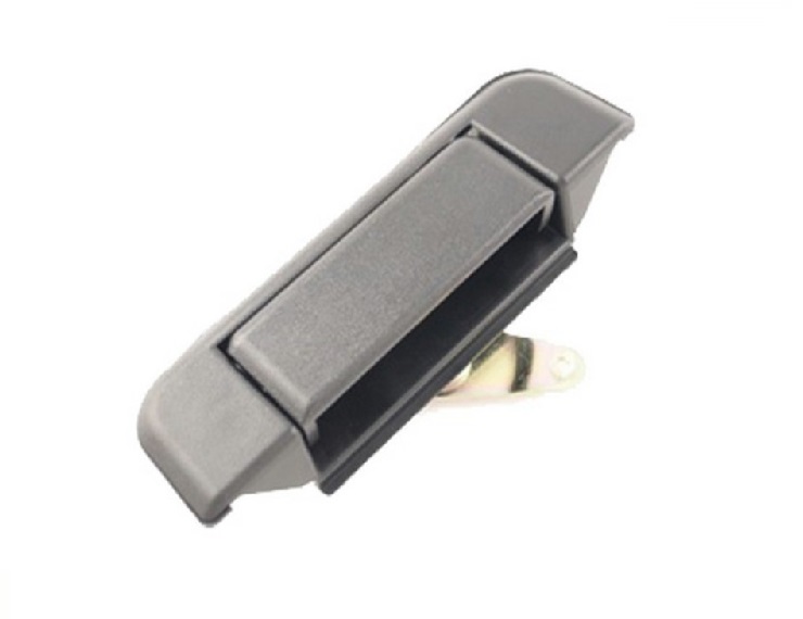 Acessar a peça Puxador exterior porta traseira, preta