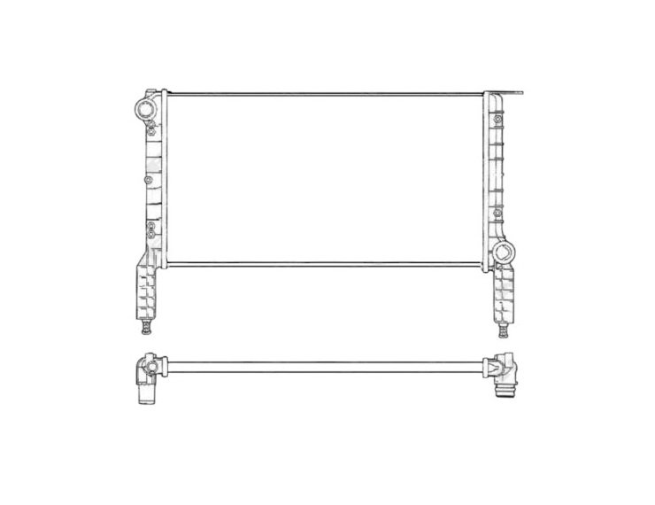 Acessar a peça Radiador ar condicionado 1,2l8v (580x305x16)
