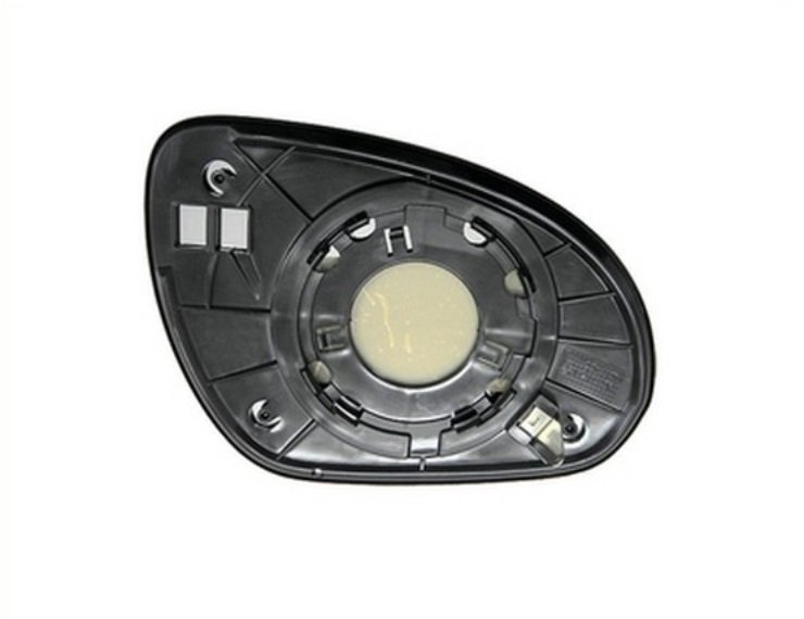 Acessar a peça Vidro + suporte do espelho retrovisor esquerdo, asférico, cromado