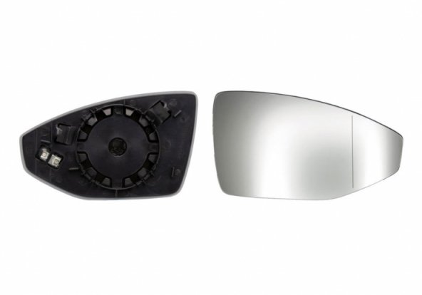 Acessar a peça Vidro + suporte do espelho retrovisor direito, asférico, térmico (2 pinos)