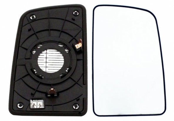 Acessar a peça Vidro + suporte do espelho retrovisor direito, convexo, aquecido Acessar a peça Vidro + suporte do espelho retrovisor direito, convexo, aquecido