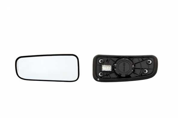 Acessar a peça Vidro + suporte do espelho retrovisor esquerdo, ângulo morto, convexo, aquecido Acessar a peça Vidro + suporte do espelho retrovisor esquerdo, ângulo morto, convexo, aquecido