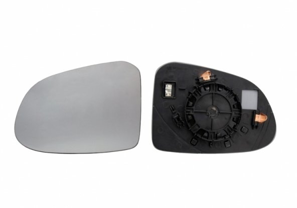 Acessar a peça Vidro + suporte para espelho retrovisor esquerdo, convexo, aquecido Acessar a peça Vidro + suporte para espelho retrovisor esquerdo, convexo, aquecido