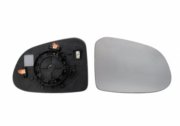 Acessar a peça Vidro + suporte do espelho retrovisor direito, convexo, aquecido Acessar a peça Vidro + suporte do espelho retrovisor direito, convexo, aquecido
