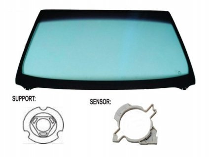 Acessar a peça Para-brisas verde controlo solar serigrafia modificada sensor chuva/luz janela