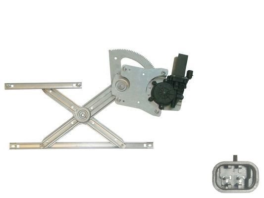 Acessar a peça Elevador vidro frontal esquerdo eletrico com motor não confort 4 portas 2 pins