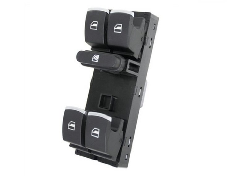 Painel 4 Interruptores do elevador do vidro dianteiro esquerdo (10 pinos) ACCESSOIRES CAMION-GUARDALAMAS E CALÇOS pour VOLKSWAGEN GOLF  pour VOLKSWAGEN GOLF
