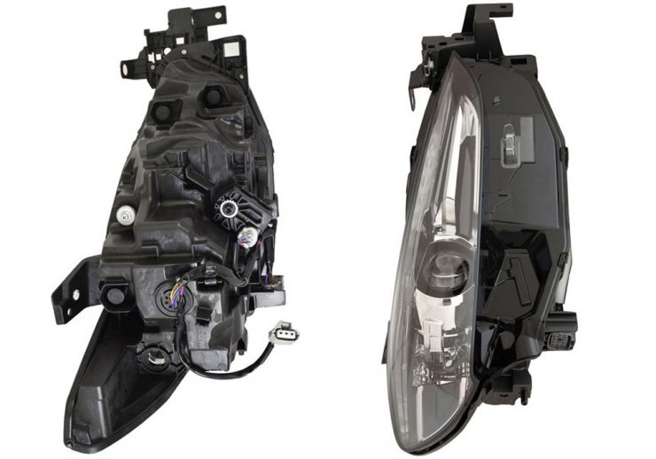 Acessar a peça Farol elétrico direito, LED+LED (Motor)