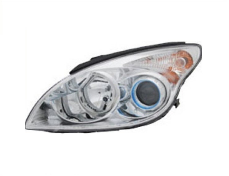 Acessar a peça Farol elétrico esquerdo, cromado, H1+H7 (Motor)