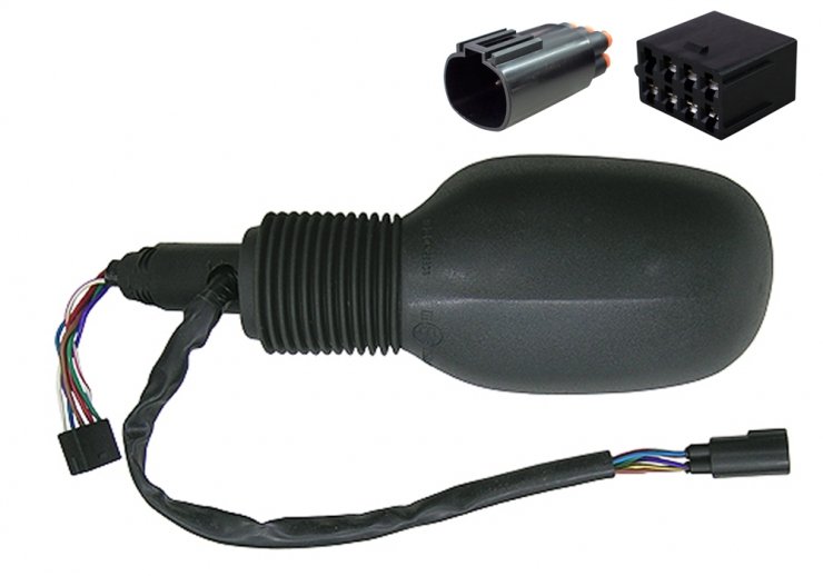 Acessar a peça Espelho retrovisor elétrico reversível, convexo, aquecido (6 pinos-7 pinos)