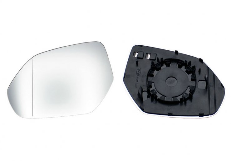 Vidro + suporte do espelho retrovisor esquerdo, asférico, térmico (2 pinos) AUDI-Q8 pour AUDI Q8  pour AUDI Q8