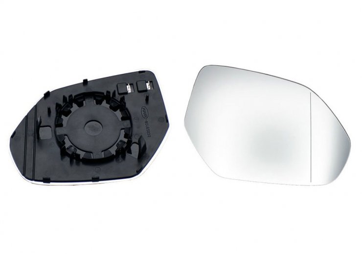 Vidro + suporte do espelho retrovisor direito, asférico, térmico (2 pinos) AUDI-Q8 pour AUDI Q8  pour AUDI Q8