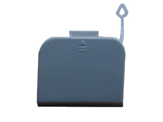 Acessar a peça Tampa gancho para choques frente preta