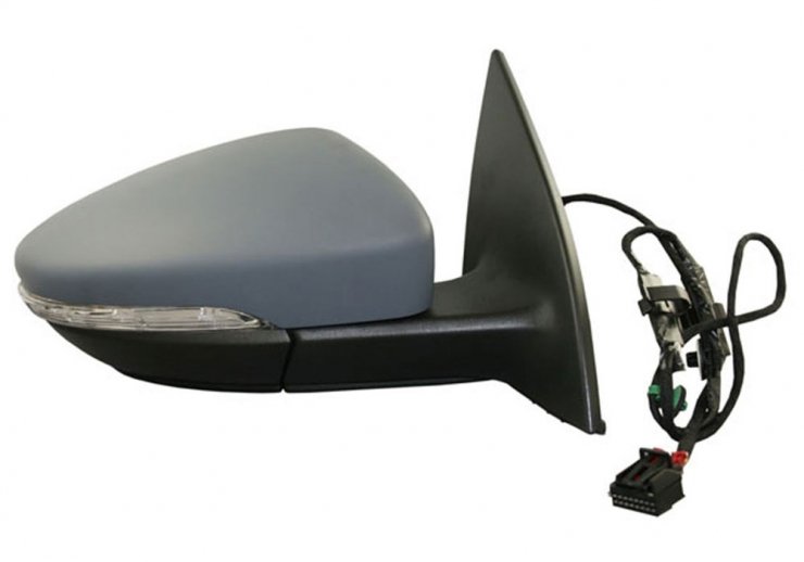 Espelho retrovisor elétrico direito, convexo, aquecido, preparado, rebatível, com indicador, cortesia, memória (13 pinos) VOLKSWAGEN-EOS pour VOLKSWAGEN EOS  pour VOLKSWAGEN EOS
