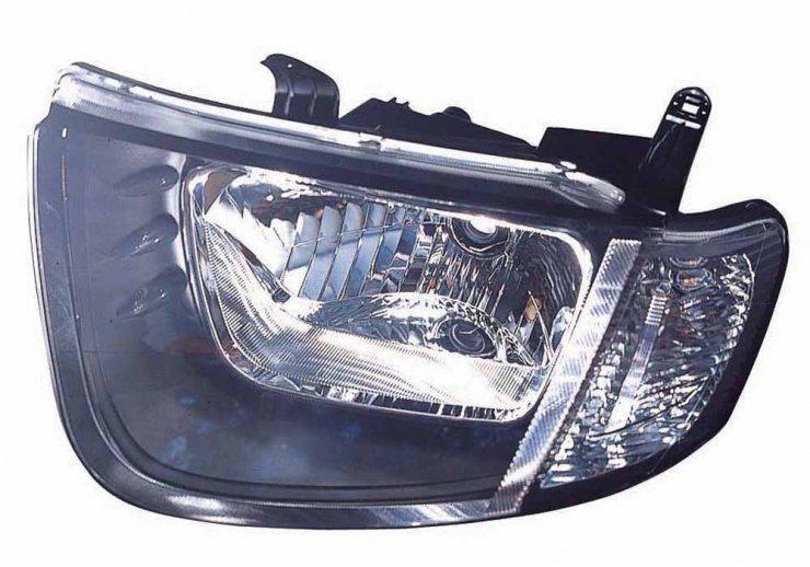 Farol elétrico esquerdo, H4 (cabina simple) MITSUBISHI-L200 PICK-UP (KAT-KBT) pour MITSUBISHI L200  pour MITSUBISHI L200