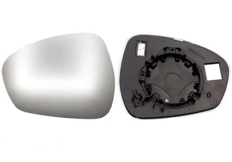 Acessar a peça Vidro + suporte do espelho retrovisor esquerdo, convexo, aquecido (2 pinos)