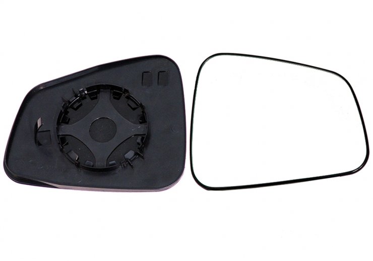 Acessar a peça Vidro + suporte para espelho retrovisor direito, convexo